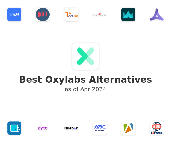Best Oxylabs Alternatives