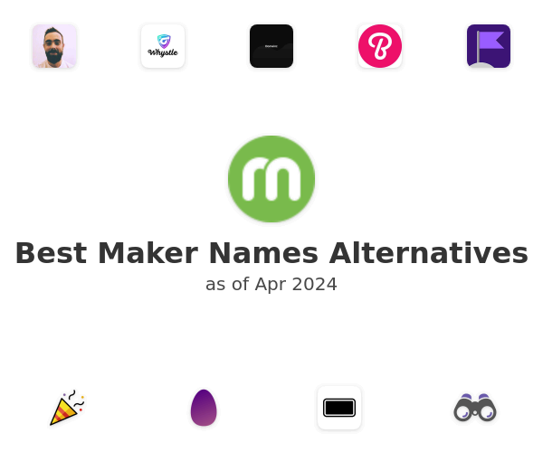 Best Maker Names Alternatives
