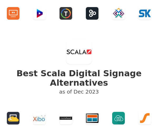 Best Scala Digital Signage Alternatives