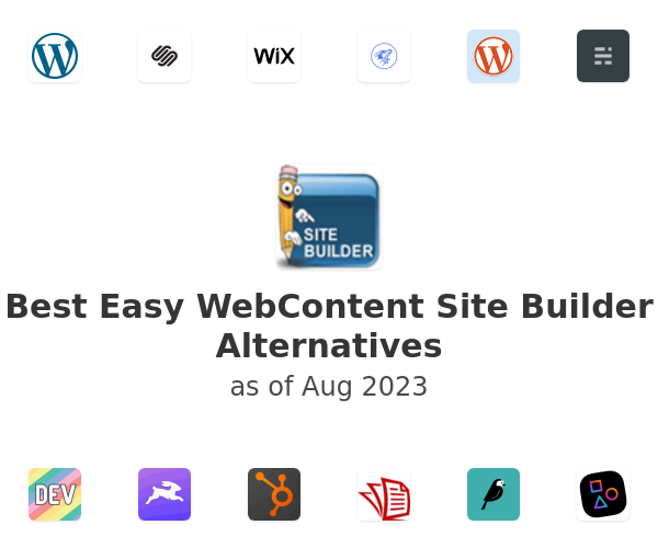 Best Easy WebContent Site Builder Alternatives