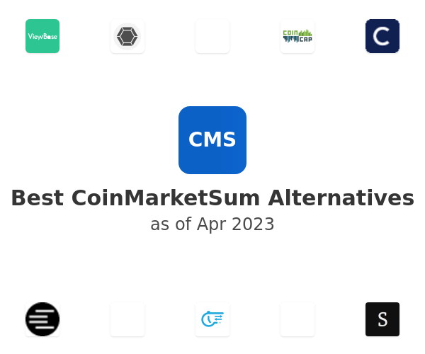 Best CoinMarketSum Alternatives