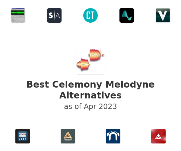 Best Celemony Melodyne Alternatives