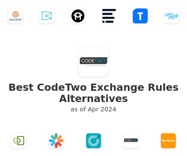 Best CodeTwo Exchange Rules Alternatives