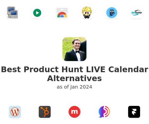 Best Product Hunt LIVE Calendar Alternatives
