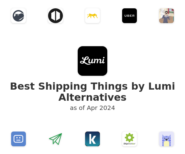 Best Shipping Things by Lumi Alternatives
