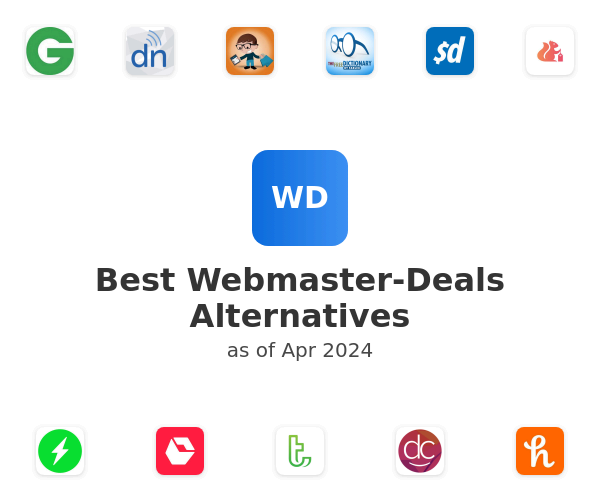 Best Webmaster-Deals Alternatives