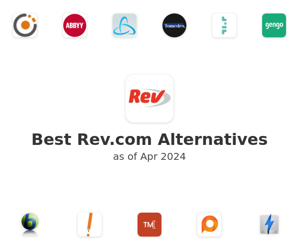Best Rev.com Alternatives