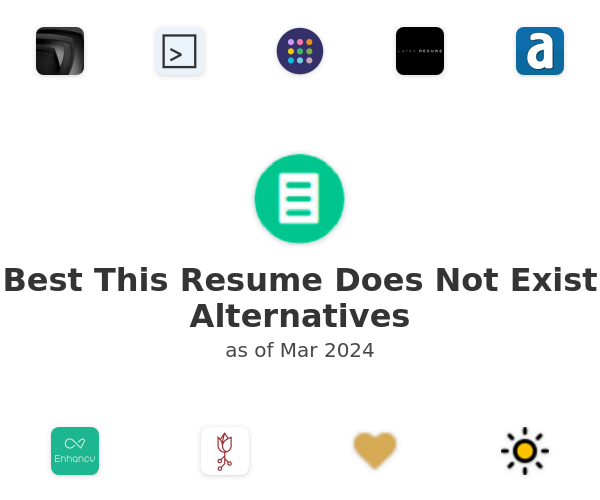 Best This Resume Does Not Exist Alternatives