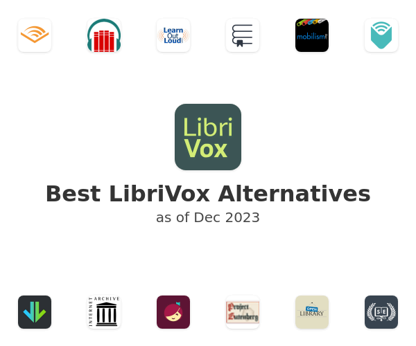 Best LibriVox Alternatives