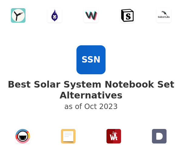 Best Solar System Notebook Set Alternatives
