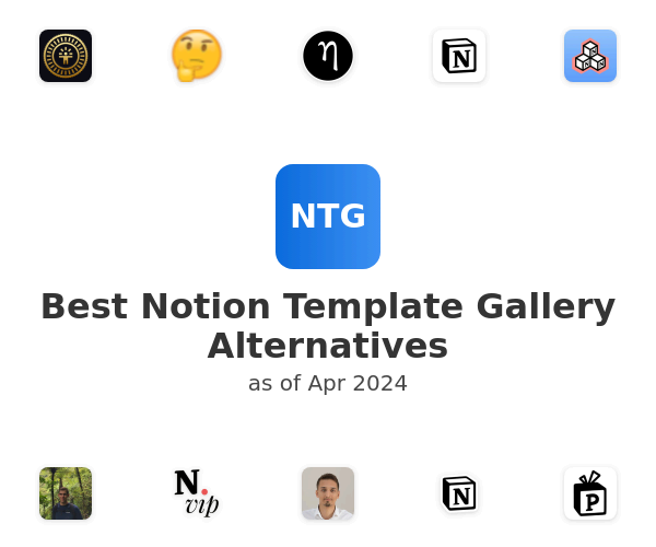 Best Notion Template Gallery Alternatives