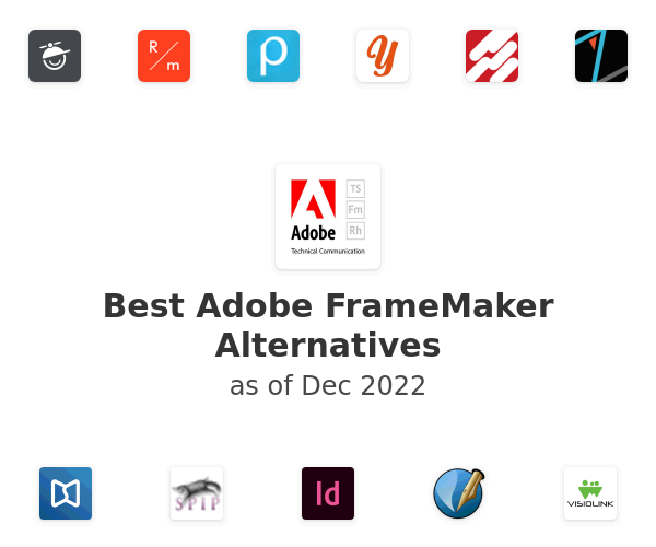 Best Adobe FrameMaker Alternatives