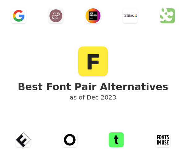 Best Font Pair Alternatives