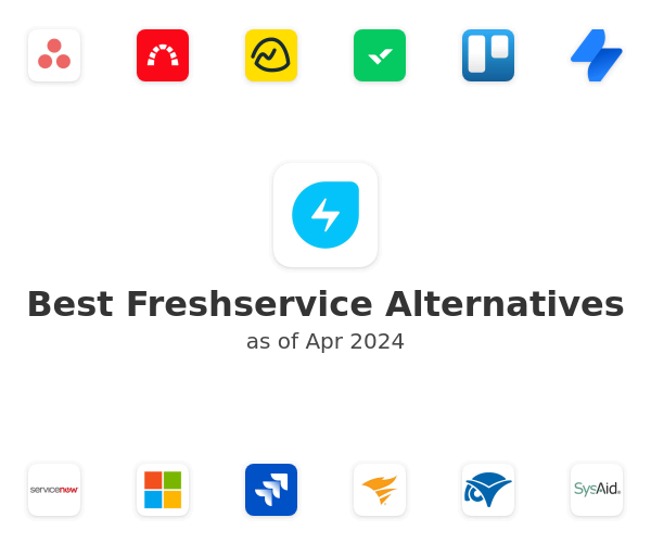 Best Freshservice Alternatives
