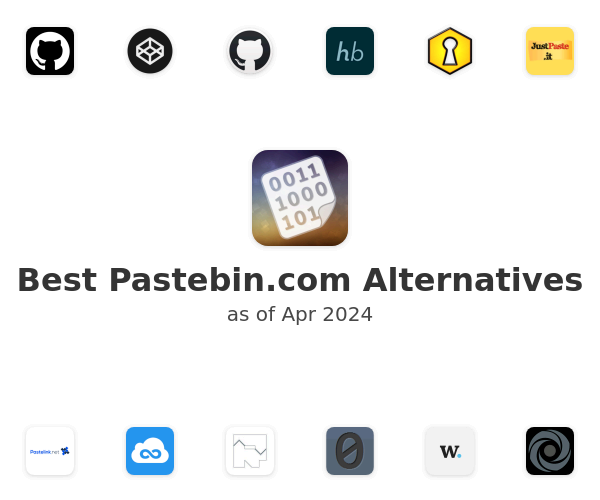 Best Pastebin.com Alternatives
