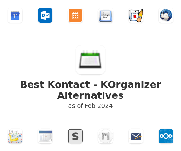 Best Kontact - KOrganizer Alternatives