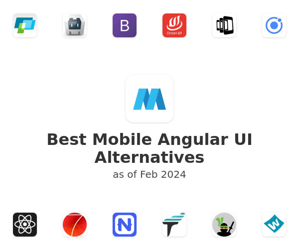 Best Mobile Angular UI Alternatives