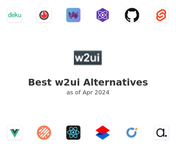 Best w2ui Alternatives