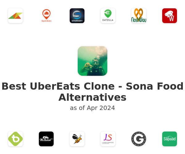 Best UberEats Clone - Sona Food Alternatives
