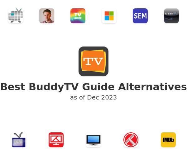 Best BuddyTV Guide Alternatives