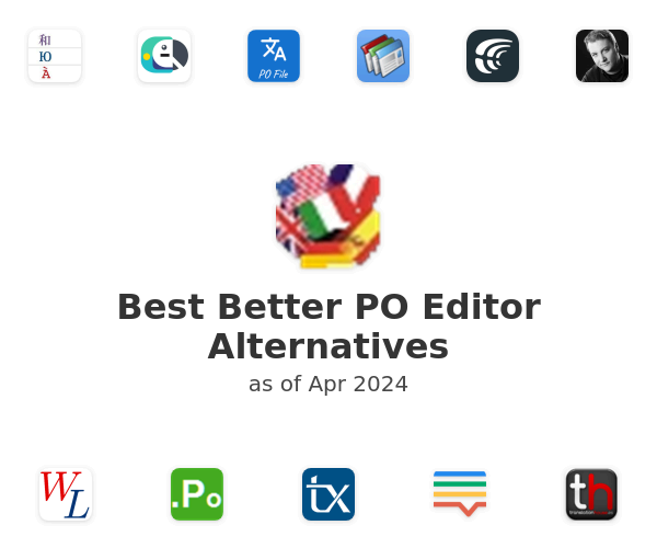 Best Better PO Editor Alternatives