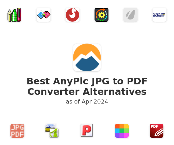 Best AnyPic JPG to PDF Converter Alternatives