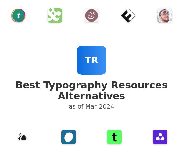 Best Typography Resources Alternatives
