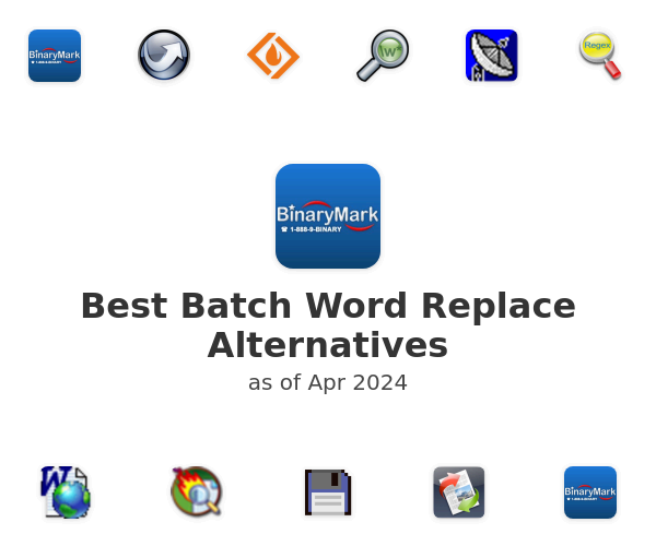 Best Batch Word Replace Alternatives