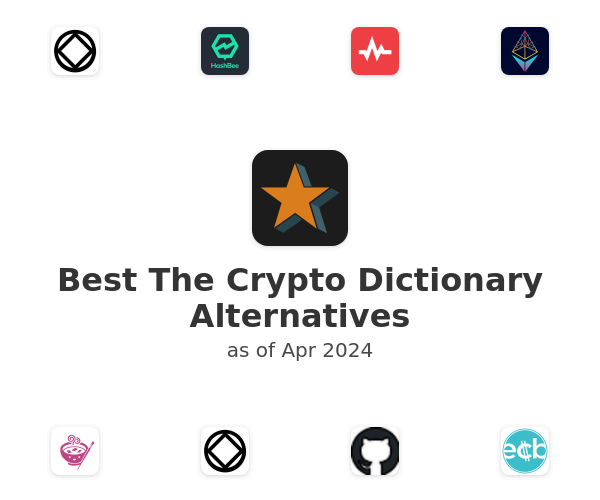 Best The Crypto Dictionary Alternatives