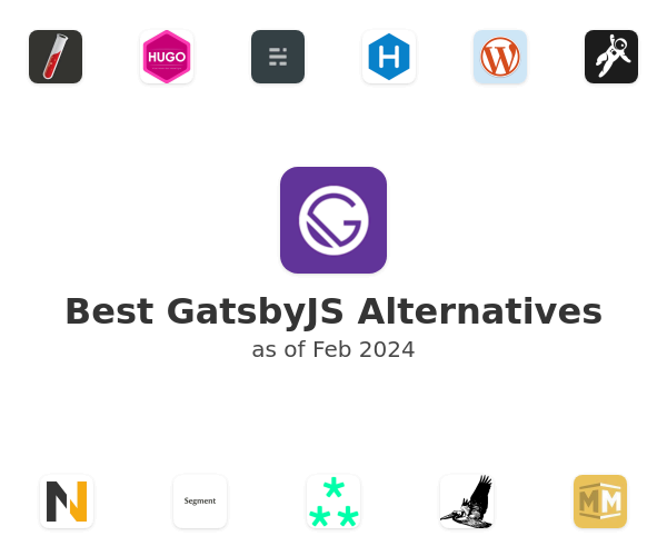 Best GatsbyJS Alternatives