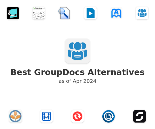 Best GroupDocs Alternatives