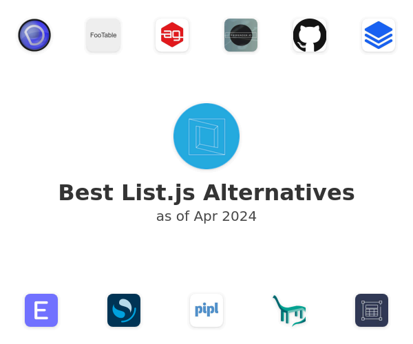 Best List.js Alternatives