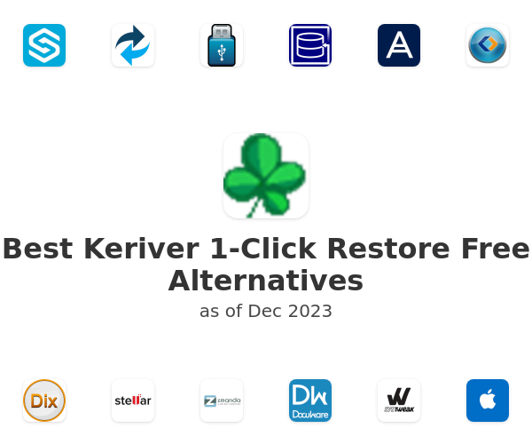 Best Keriver 1-Click Restore Free Alternatives