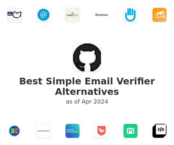 Best Simple Email Verifier Alternatives