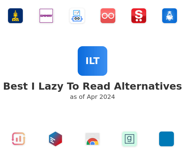 Best I Lazy To Read Alternatives