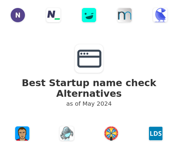 Best Startup name check Alternatives