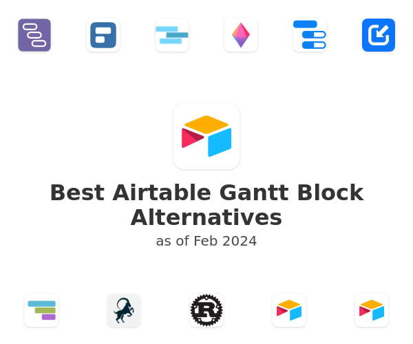 Best Airtable Gantt Block Alternatives