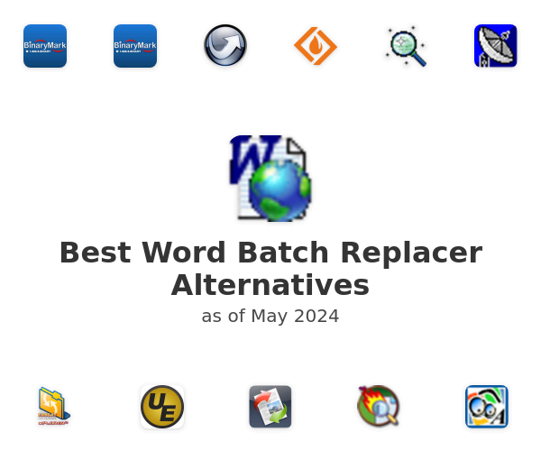 Best Word Batch Replacer Alternatives