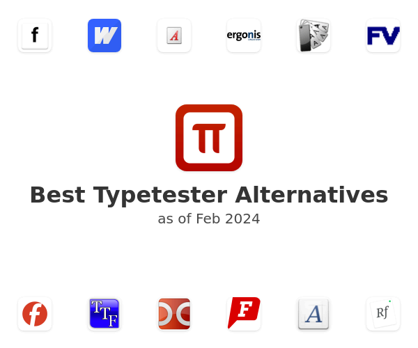 Best Typetester Alternatives