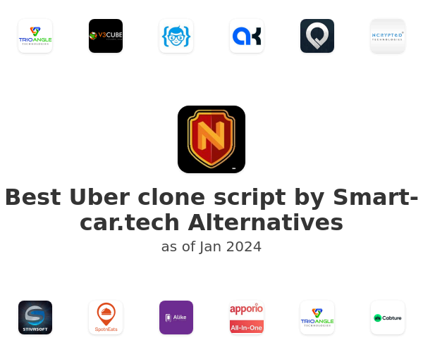 Best Uber clone script by Smart-car.tech Alternatives
