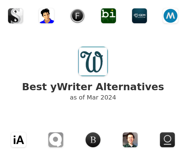 Best yWriter Alternatives