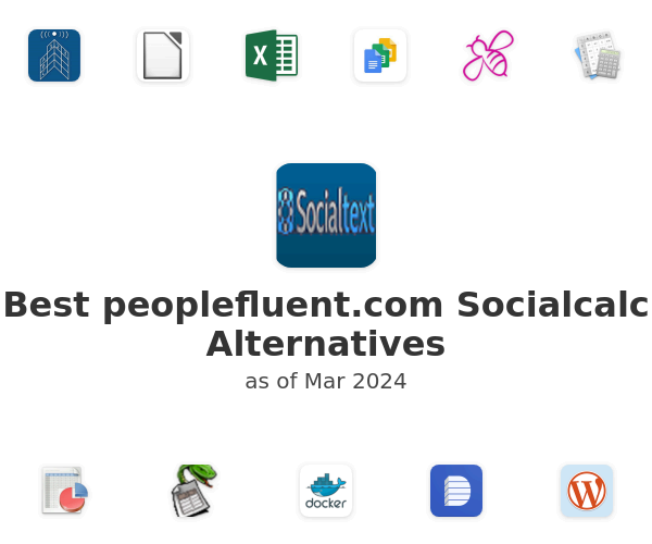 Best Socialcalc Alternatives