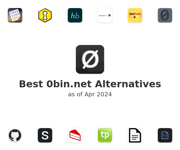Best 0bin.net Alternatives