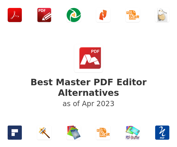 Best Master PDF Editor Alternatives