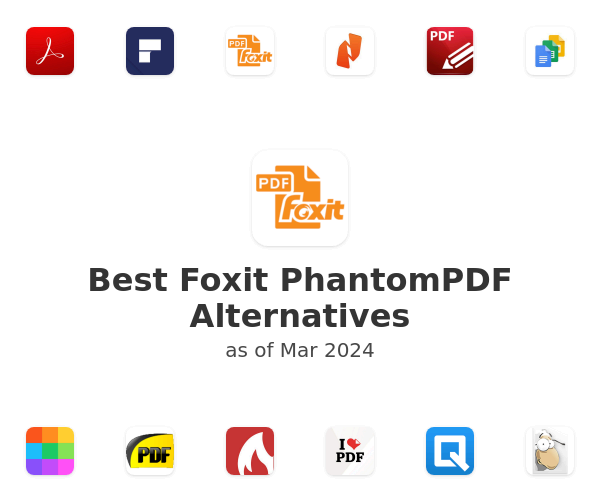 Best Foxit PhantomPDF Alternatives