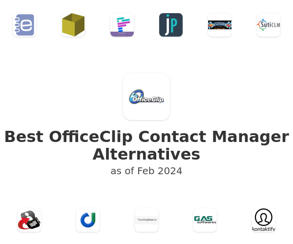 Best OfficeClip Contact Manager Alternatives