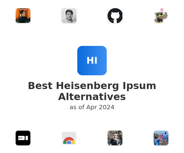 Best Heisenberg Ipsum Alternatives