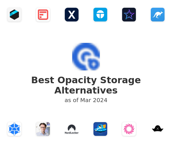 Best Opacity Storage Alternatives