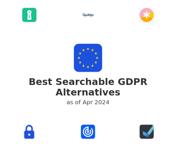 Best Searchable GDPR Alternatives