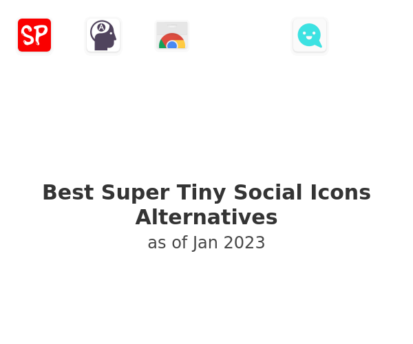 Best Super Tiny Social Icons Alternatives